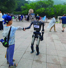 Ludu 3 gait testing on the test floor