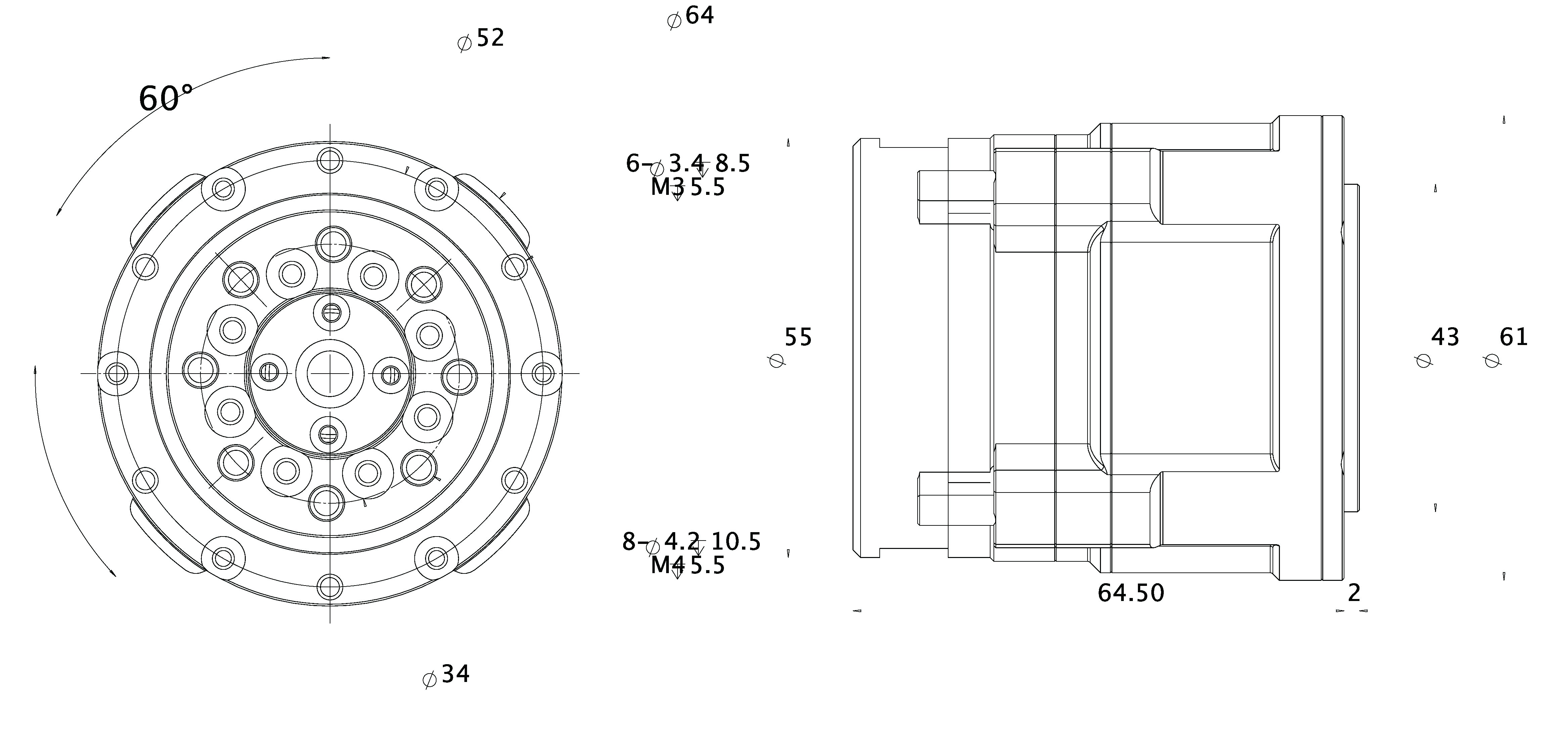 Appearance design engineering drawing